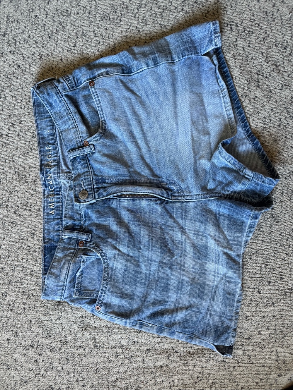 American Eagle Outfitters Light Blue Denim Jean Shorts